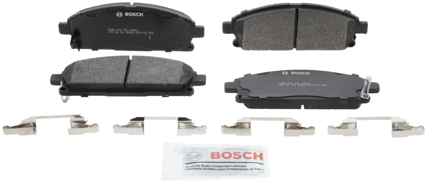 Front View of Front Disc Brake Pad Set BOSCH BP691