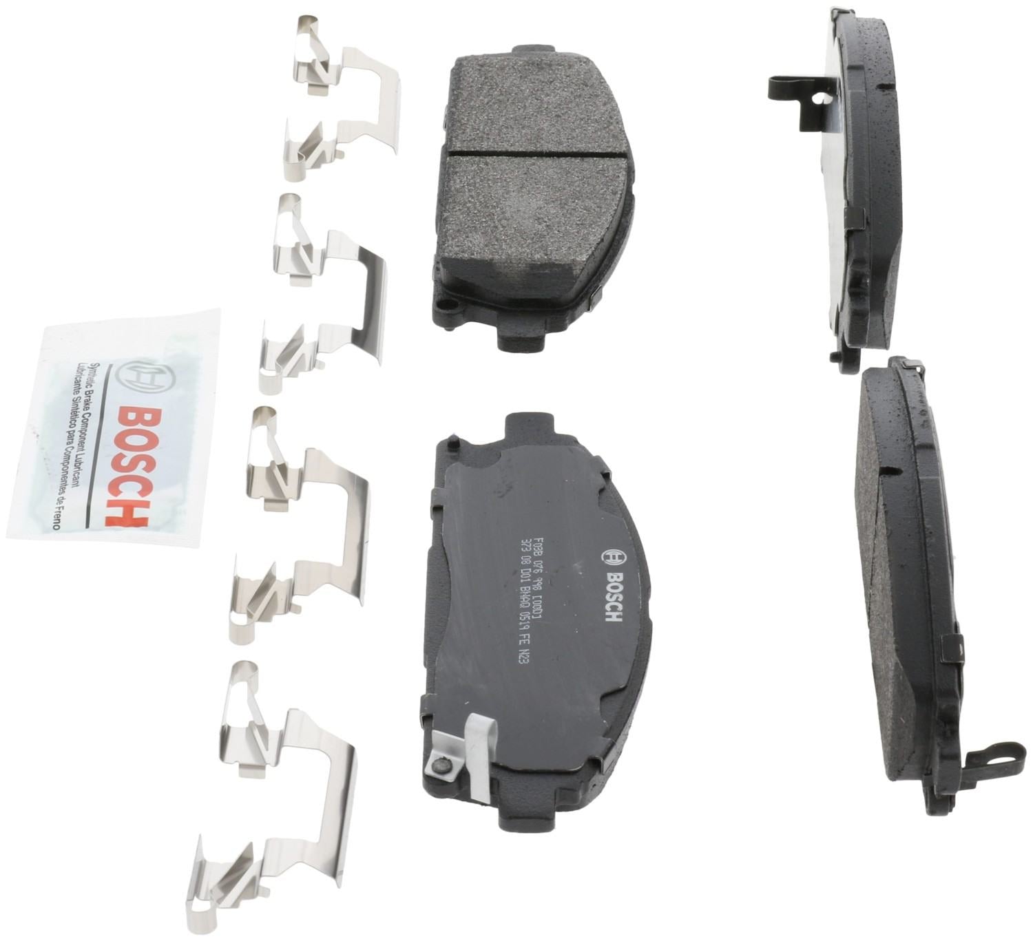 Left View of Front Disc Brake Pad Set BOSCH BP691