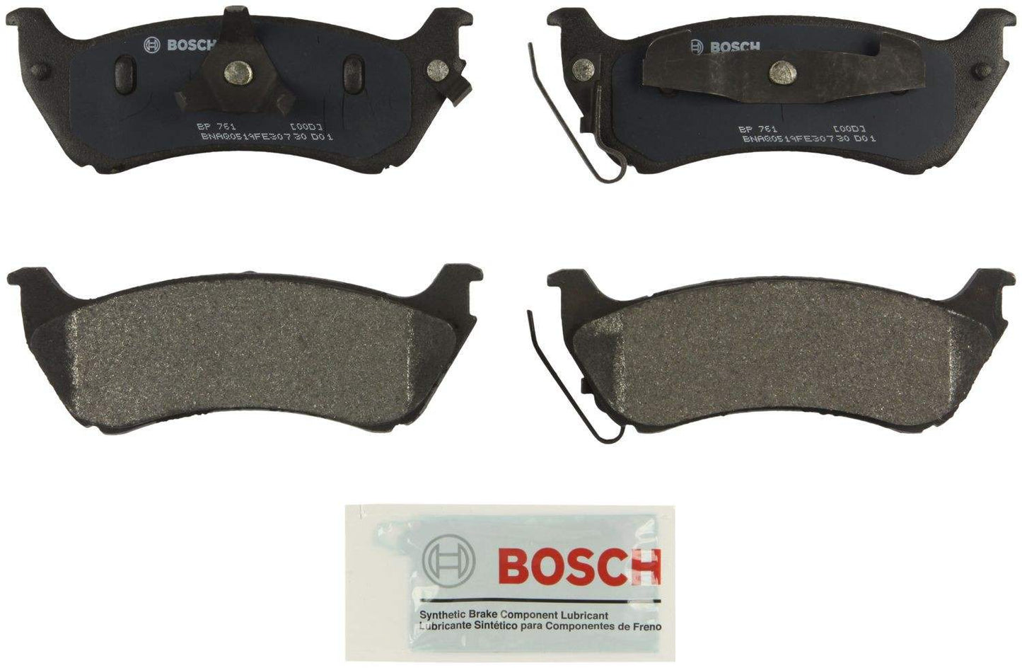 Rear Disc Brake Pad Set BOSCH BP761 For Mercedes-Benz ML320