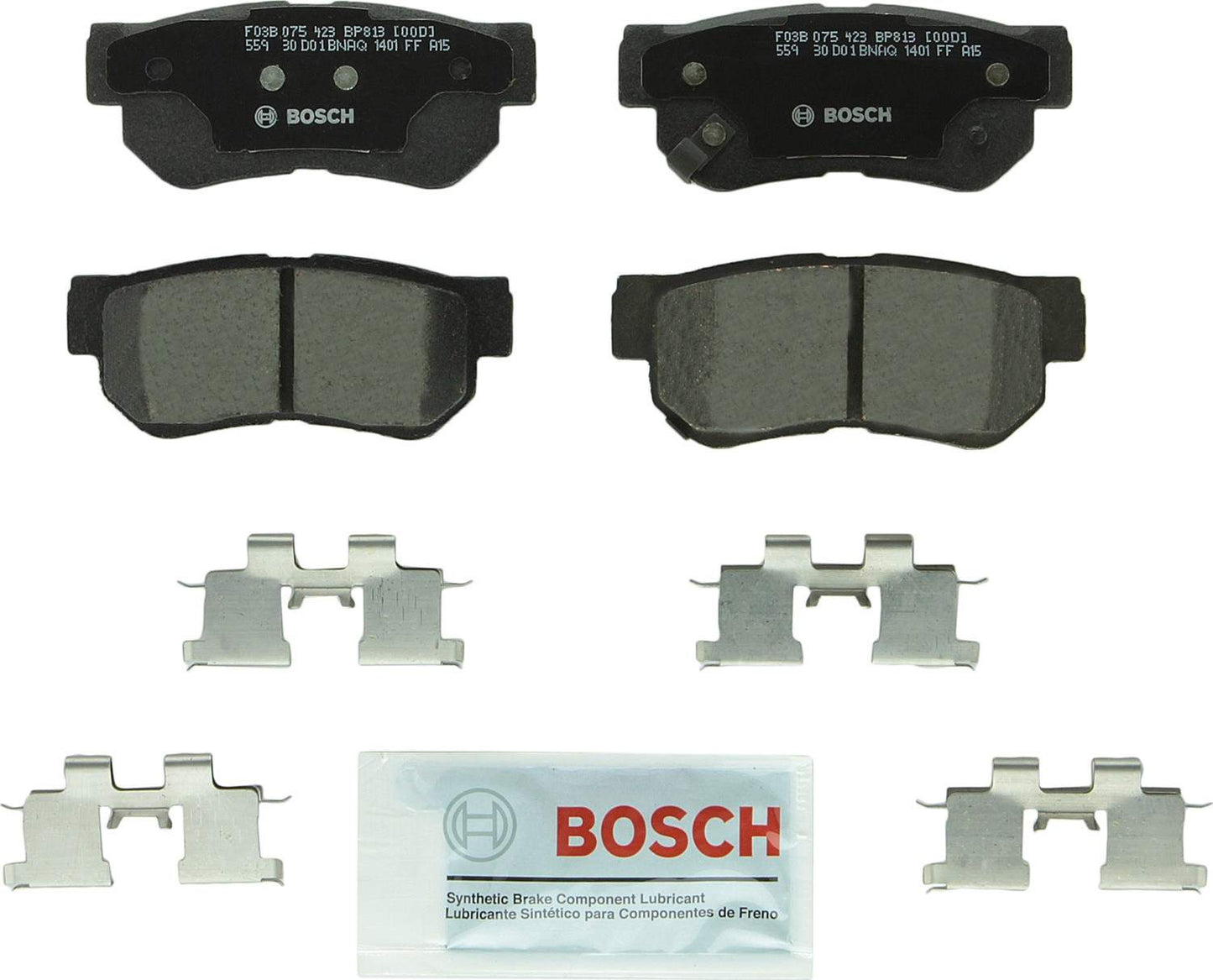 Rear Disc Brake Pad Set BOSCH BP813 For Kia Hyundai