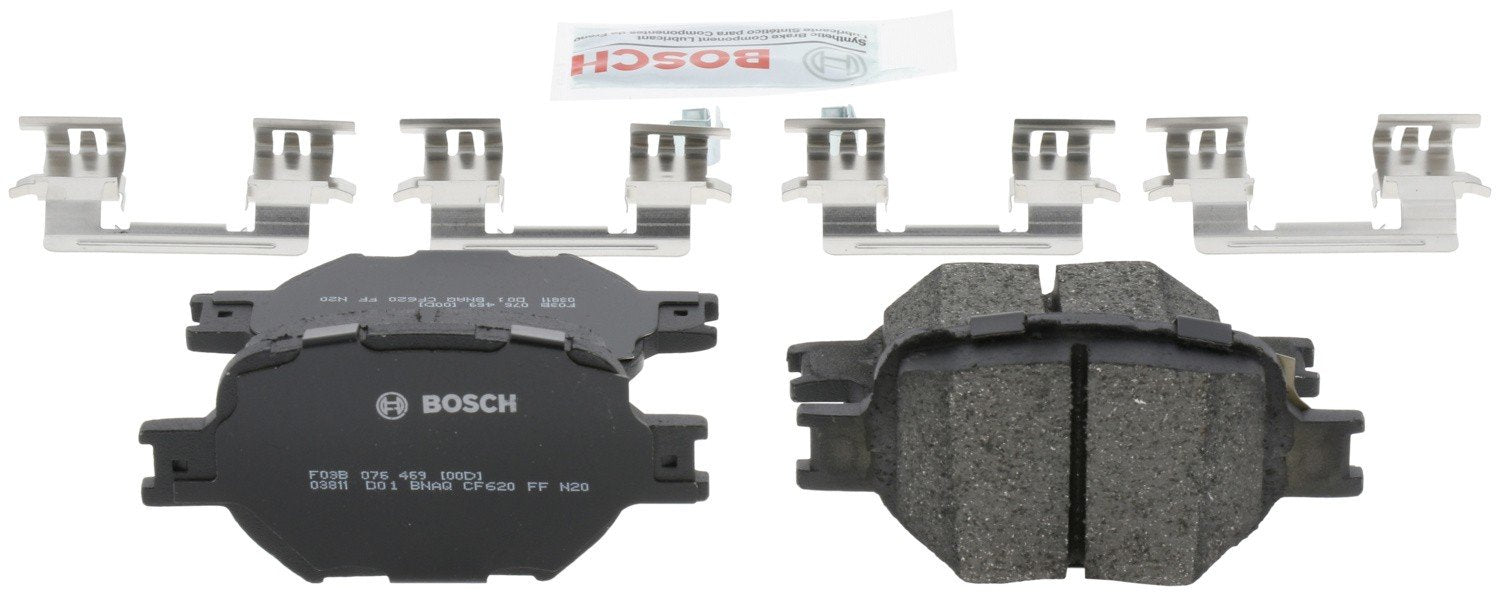 Back View of Front Disc Brake Pad Set BOSCH BP817