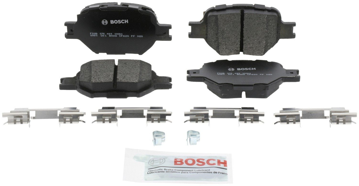 Front View of Front Disc Brake Pad Set BOSCH BP817