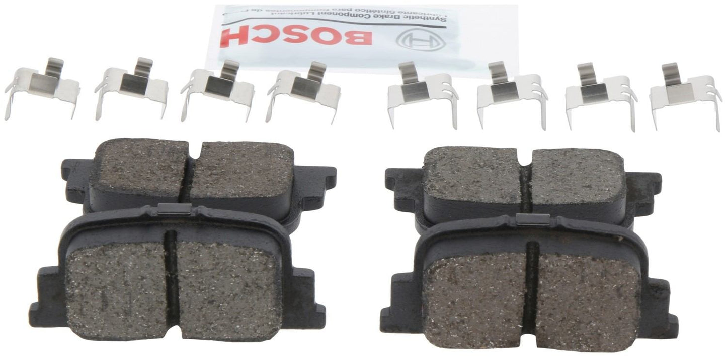 Back View of Rear Disc Brake Pad Set BOSCH BP835