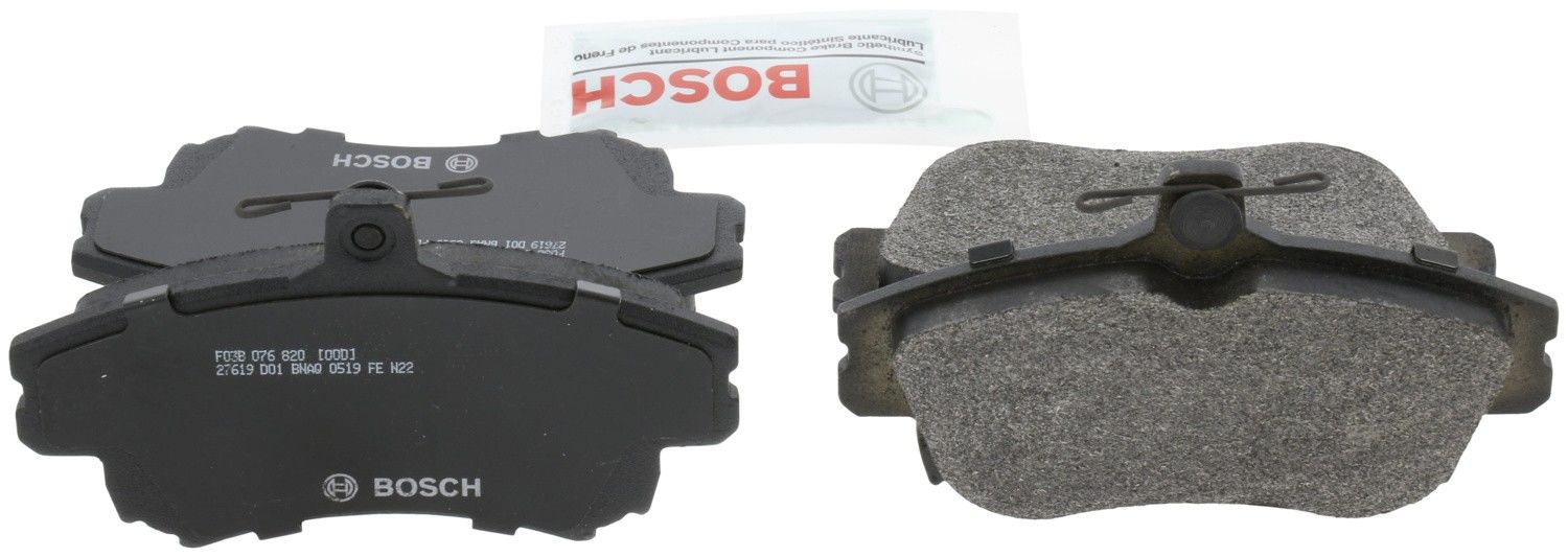 Back View of Front Disc Brake Pad Set BOSCH BP837