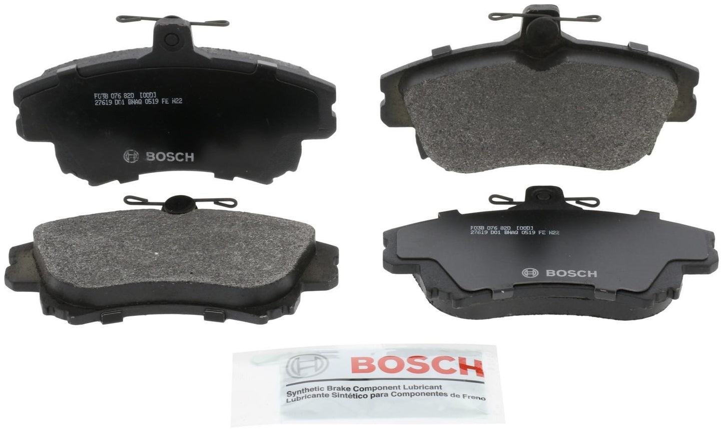 Front View of Front Disc Brake Pad Set BOSCH BP837