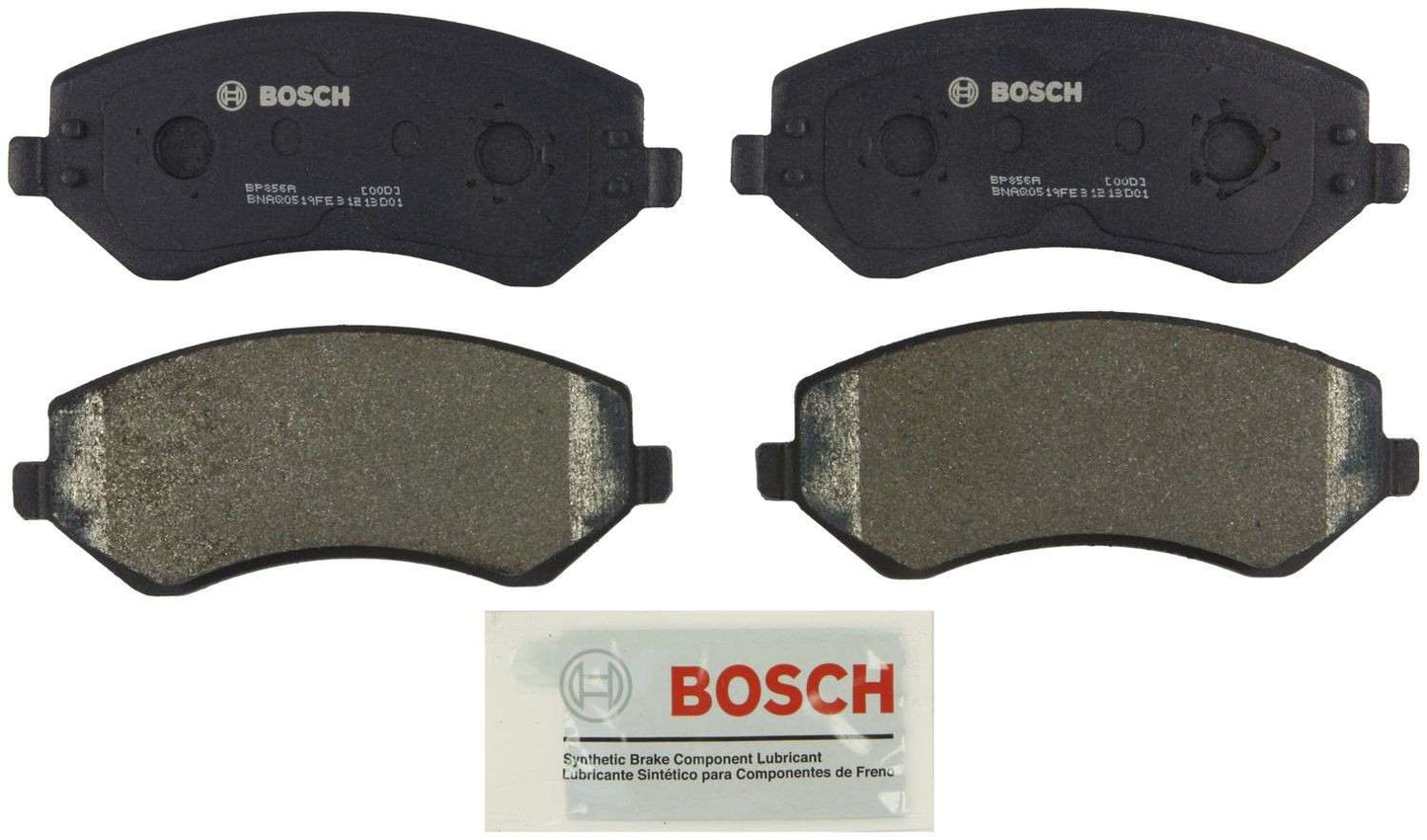 Front View of Front Disc Brake Pad Set BOSCH BP856A