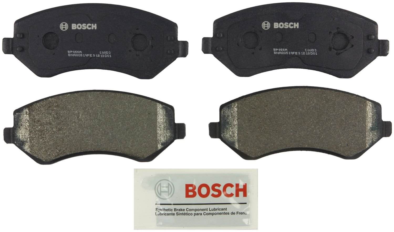 Top View of Front Disc Brake Pad Set BOSCH BP856A