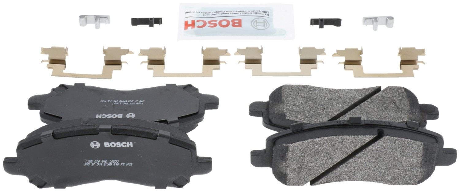 Back View of Front Disc Brake Pad Set BOSCH BP866