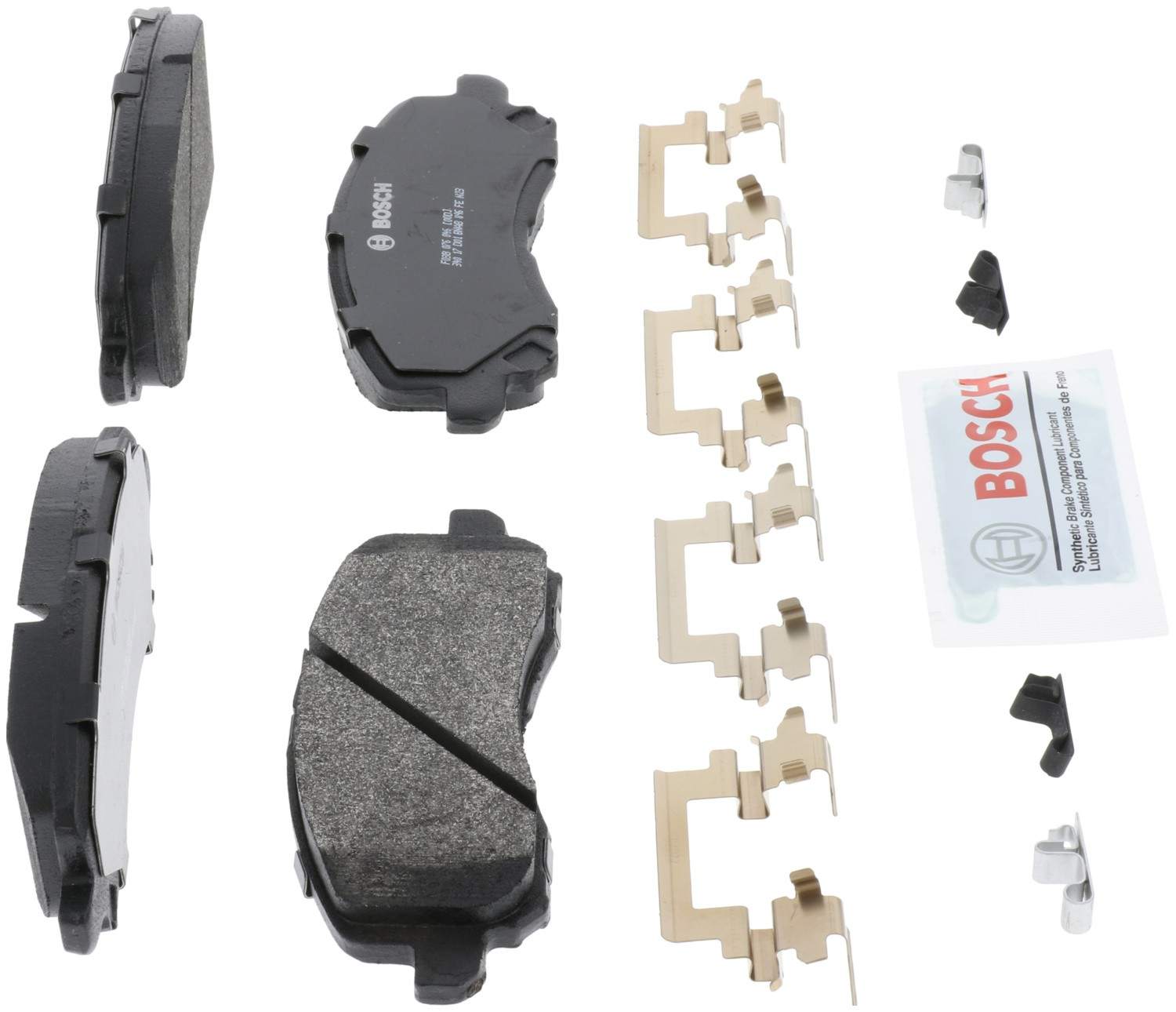 Right View of Front Disc Brake Pad Set BOSCH BP866