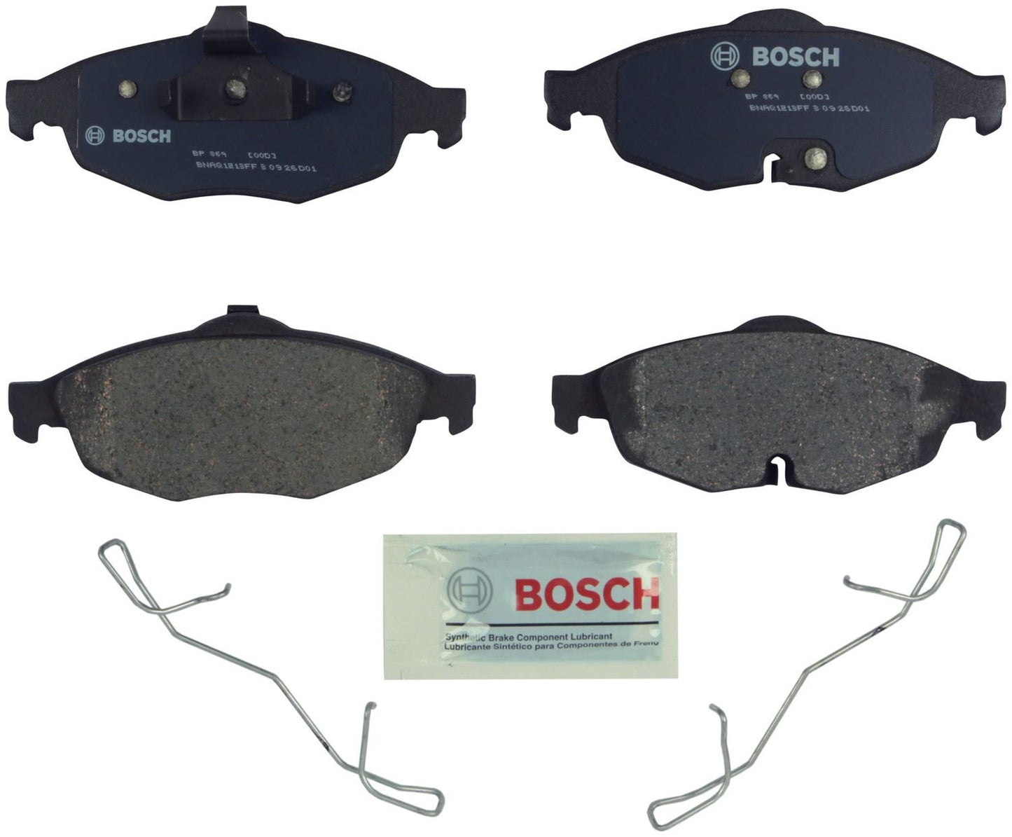 Kit View of Front Disc Brake Pad Set BOSCH BP869