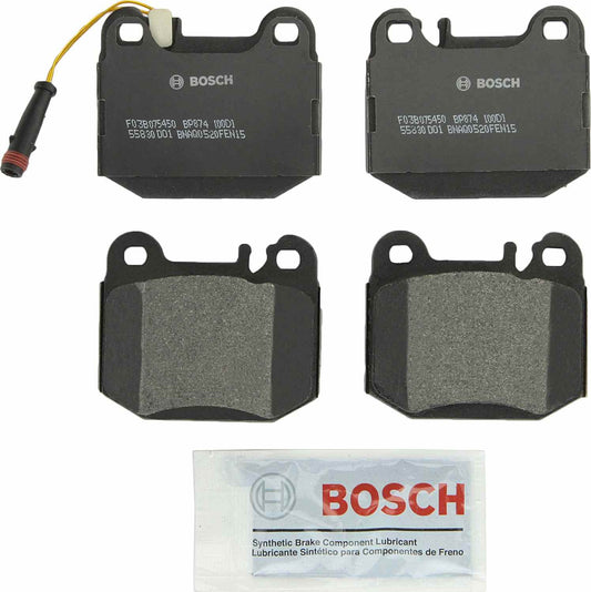 Top View of Rear Disc Brake Pad Set BOSCH BP874