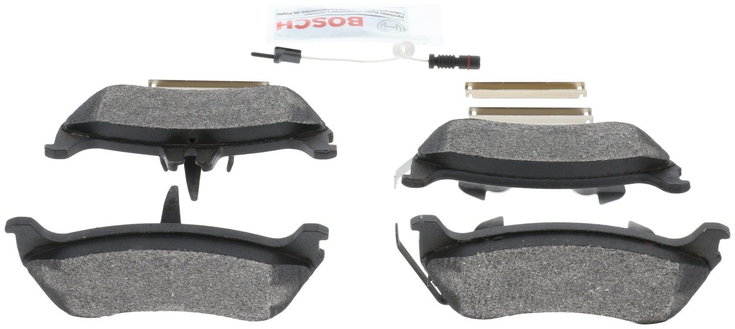 Back View of Rear Disc Brake Pad Set BOSCH BP875