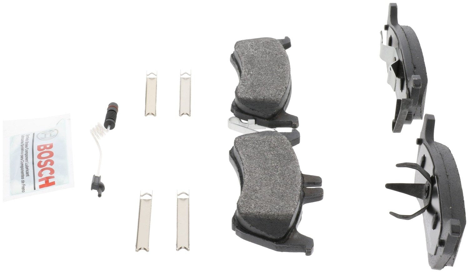 Left View of Rear Disc Brake Pad Set BOSCH BP875