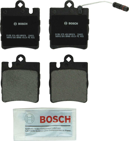 Top View of Rear Disc Brake Pad Set BOSCH BP876