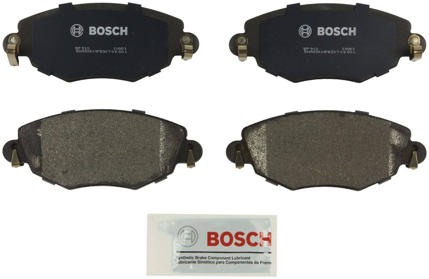 Top View of Front Disc Brake Pad Set BOSCH BP910