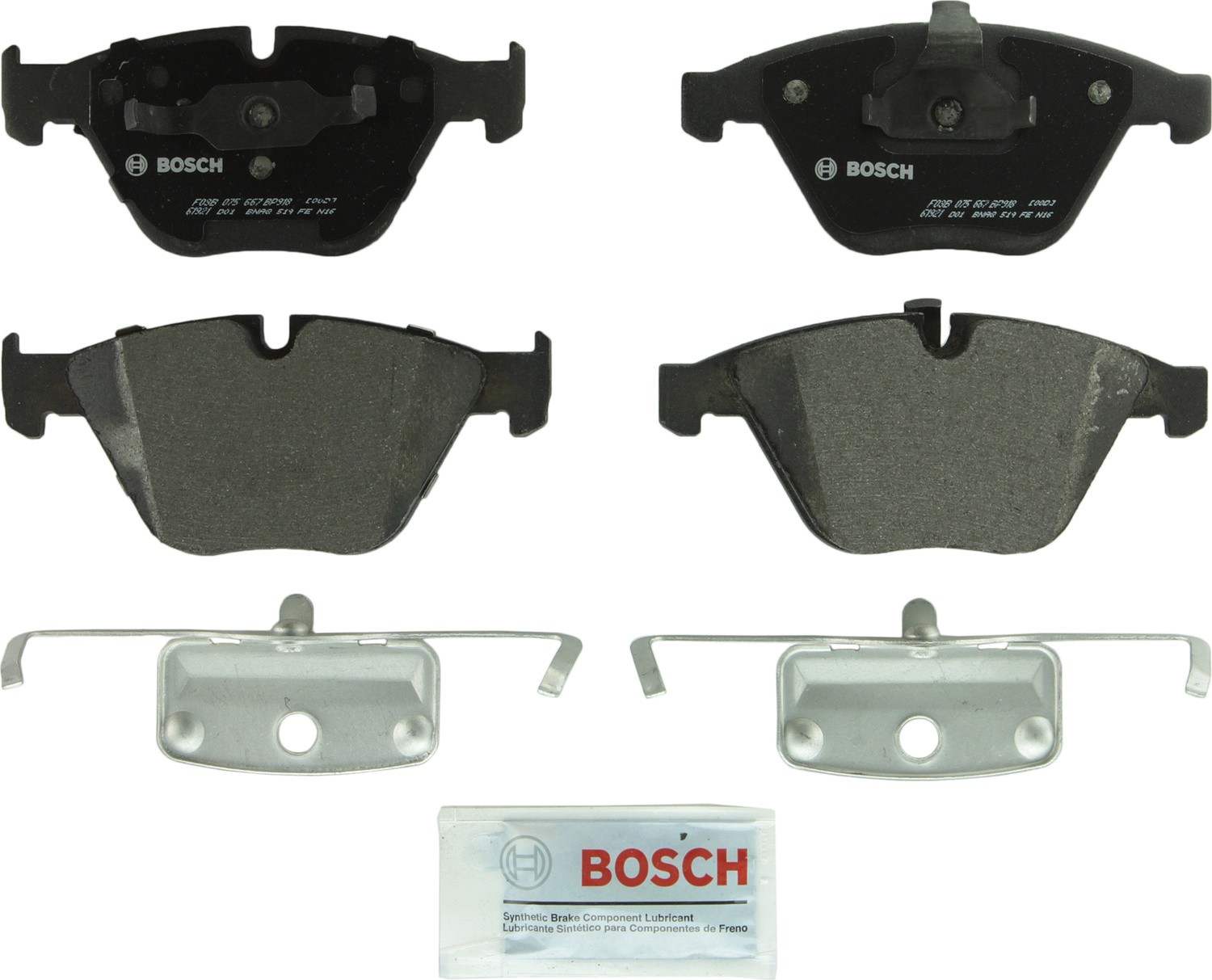 Top View of Front Disc Brake Pad Set BOSCH BP918