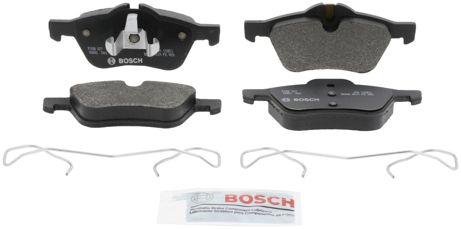 Front View of Front Disc Brake Pad Set BOSCH BP939