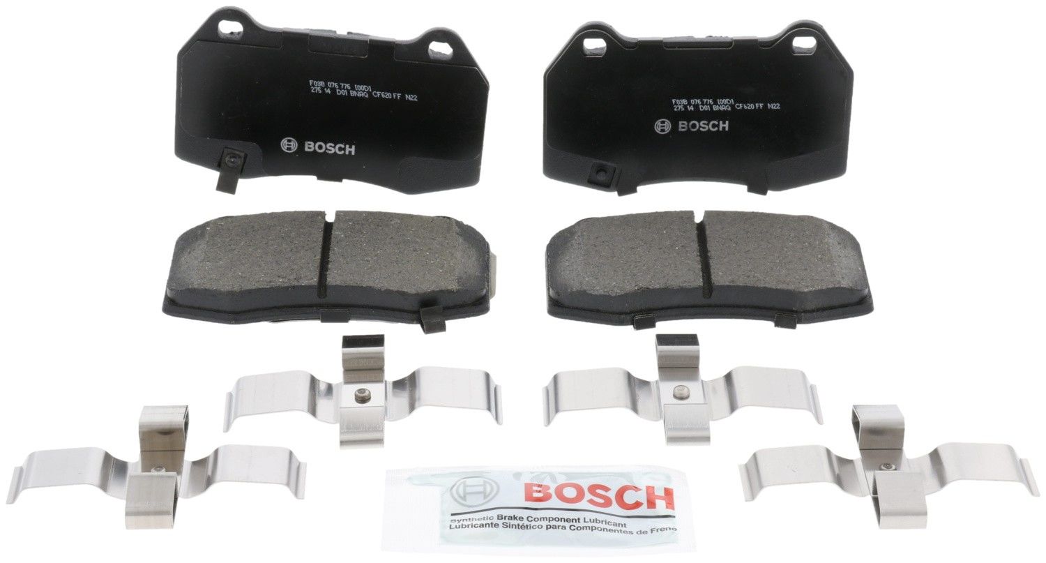 Front View of Front Disc Brake Pad Set BOSCH BP960