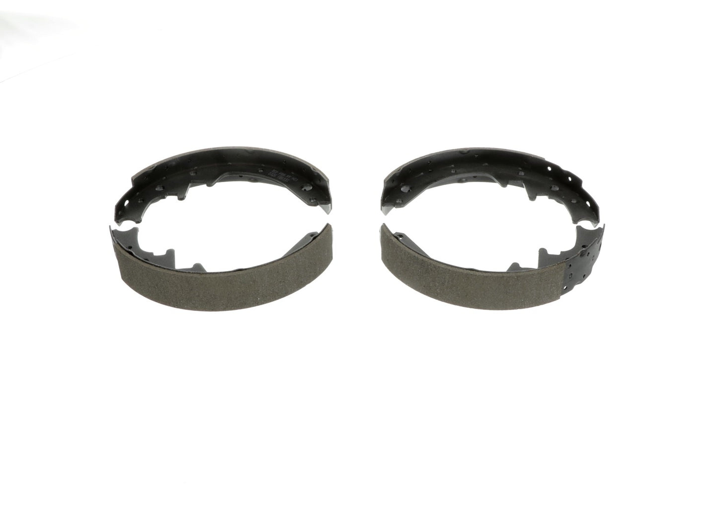 Front View of Rear Drum Brake Shoe BOSCH BS151