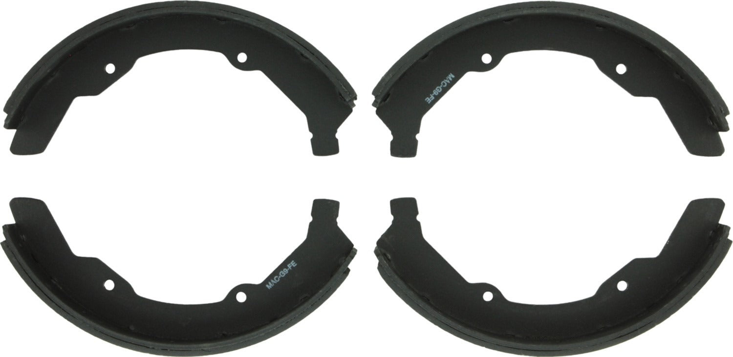 Front View of Front Drum Brake Shoe BOSCH BS297