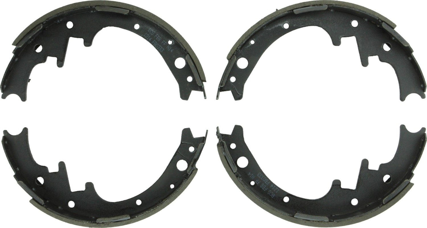 Front View of Rear Drum Brake Shoe BOSCH BS333