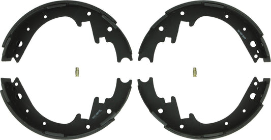 Front View of Rear Drum Brake Shoe BOSCH BS335