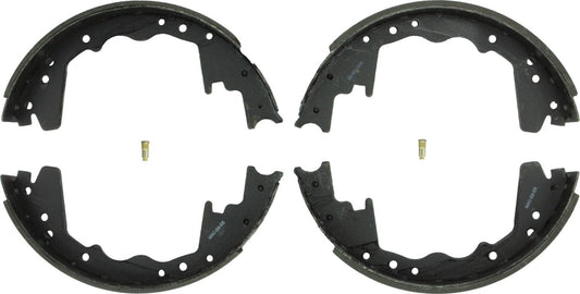 Front View of Rear Drum Brake Shoe BOSCH BS357