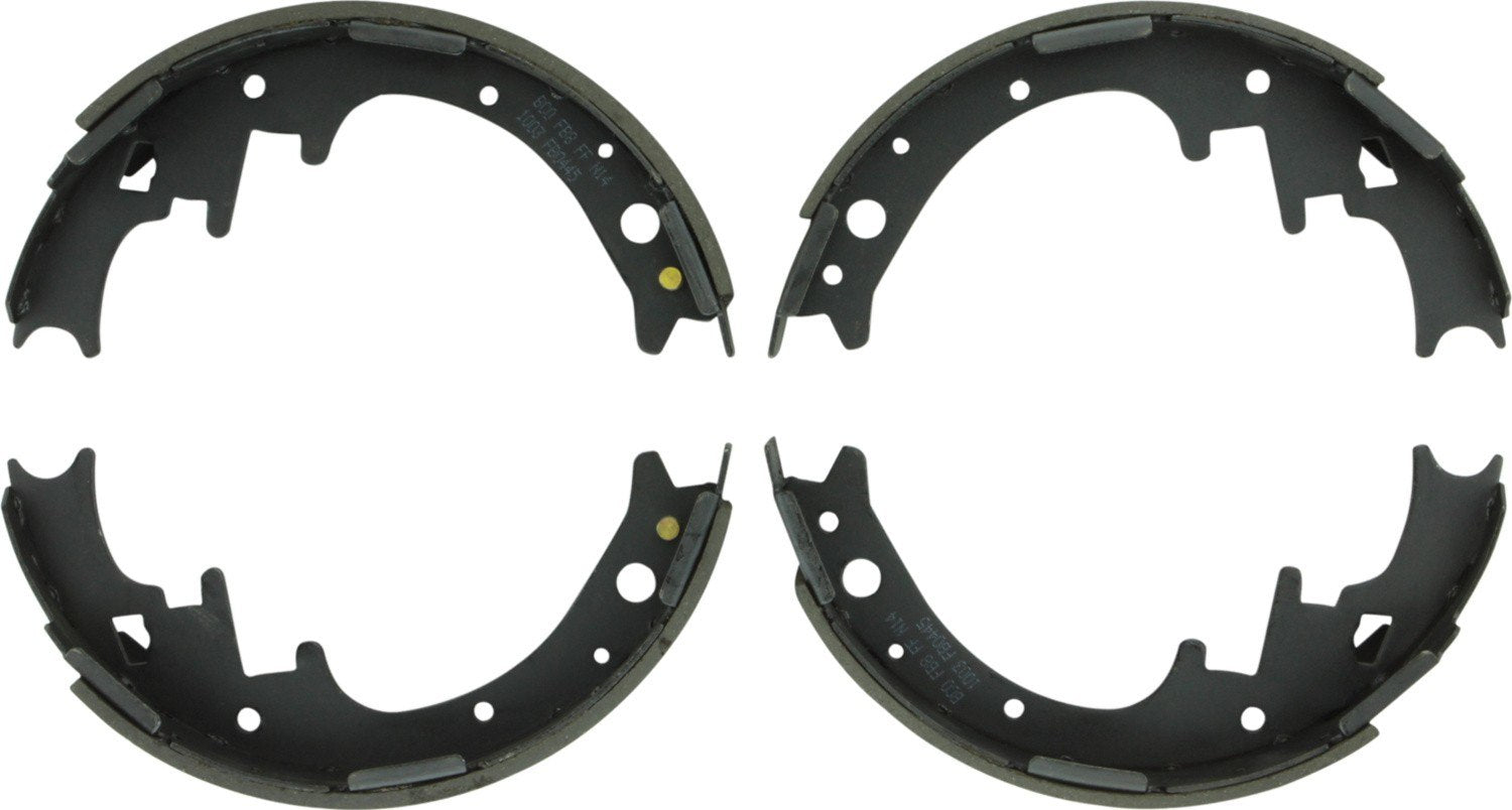 Front View of Rear Drum Brake Shoe BOSCH BS445