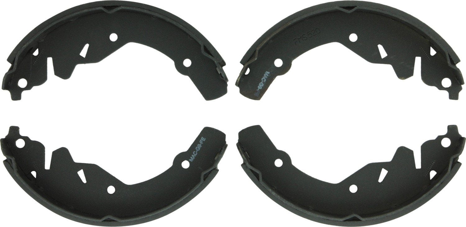 Front View of Rear Drum Brake Shoe BOSCH BS520