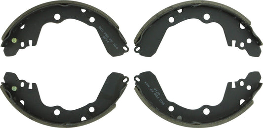 Front View of Rear Drum Brake Shoe BOSCH BS658