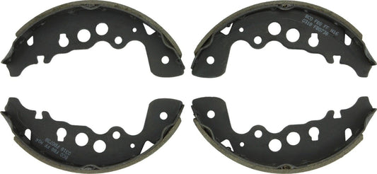 Front View of Rear Drum Brake Shoe BOSCH BS738