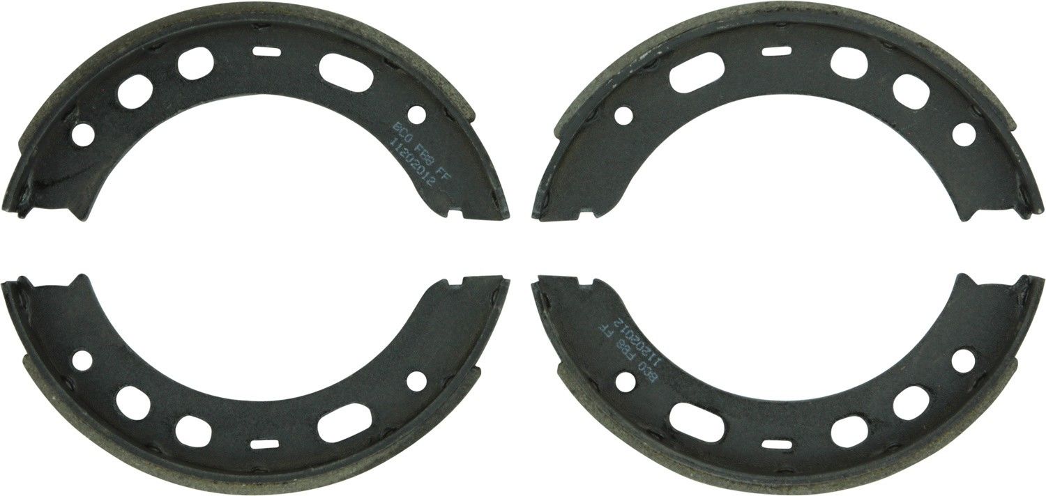 Front View of Rear Parking Brake Shoe BOSCH BS893