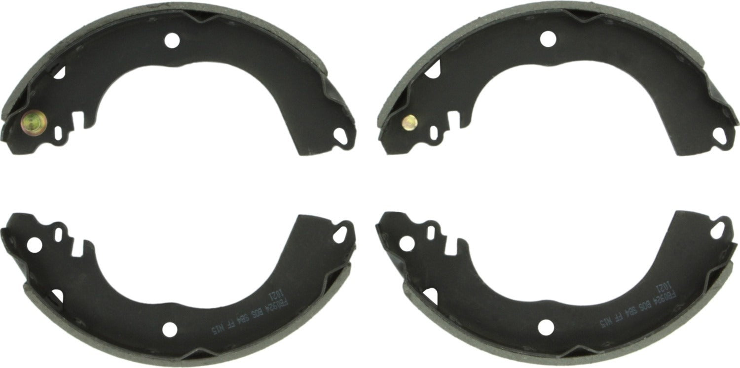 Front View of Rear Drum Brake Shoe BOSCH BS924