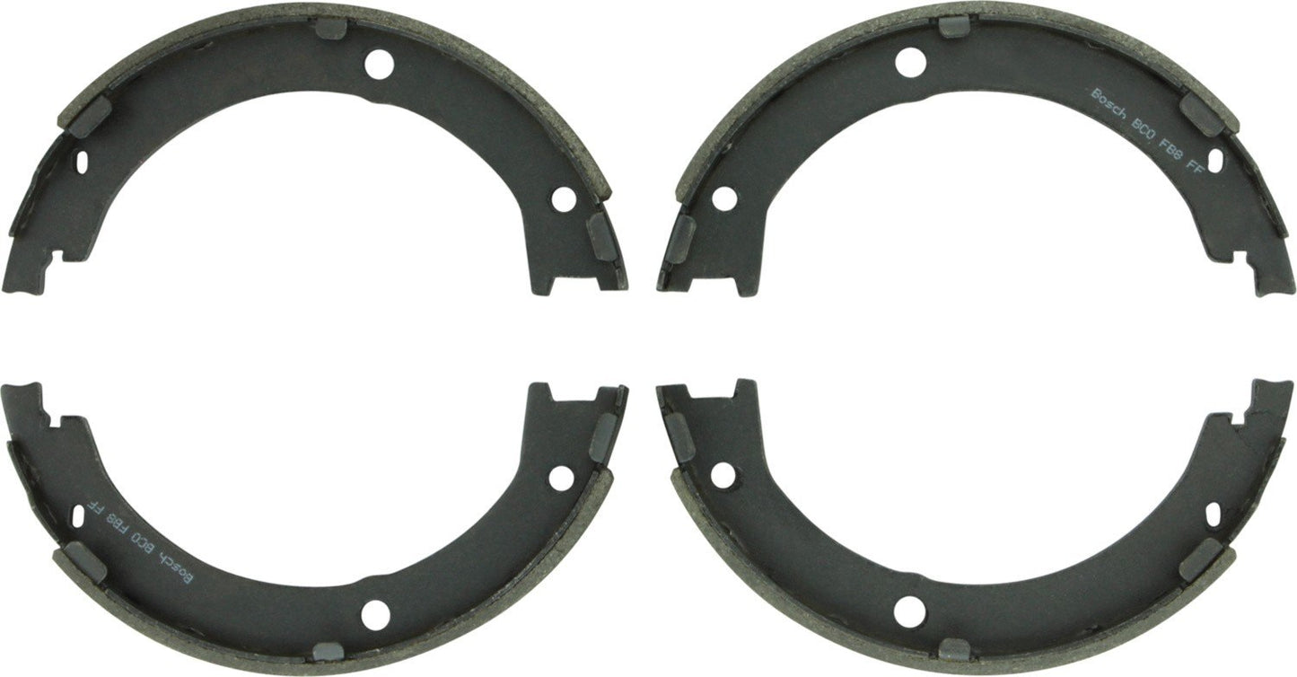 Front View of Rear Parking Brake Shoe BOSCH BS933