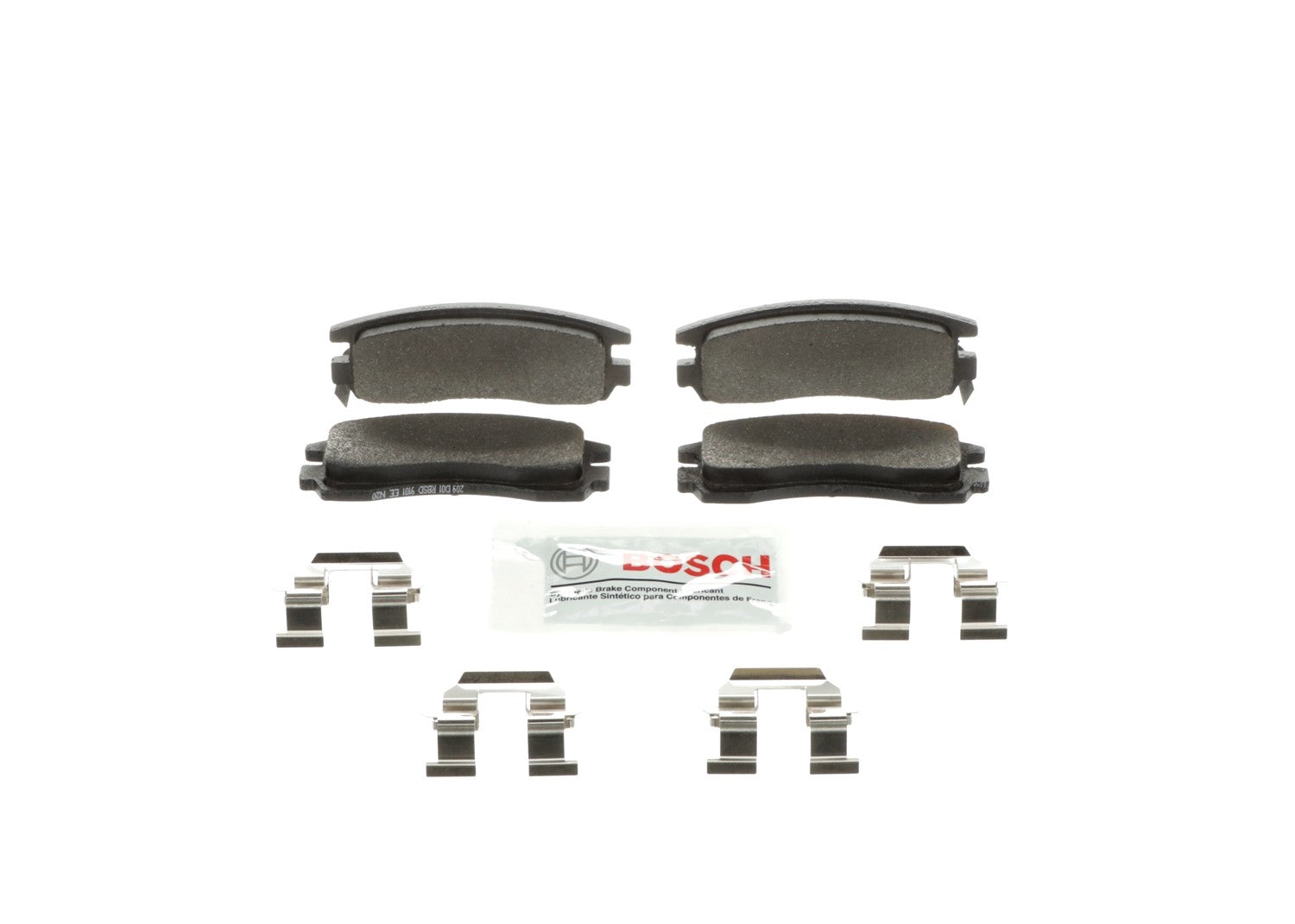 Front View of Rear Disc Brake Pad Set BOSCH BSD508