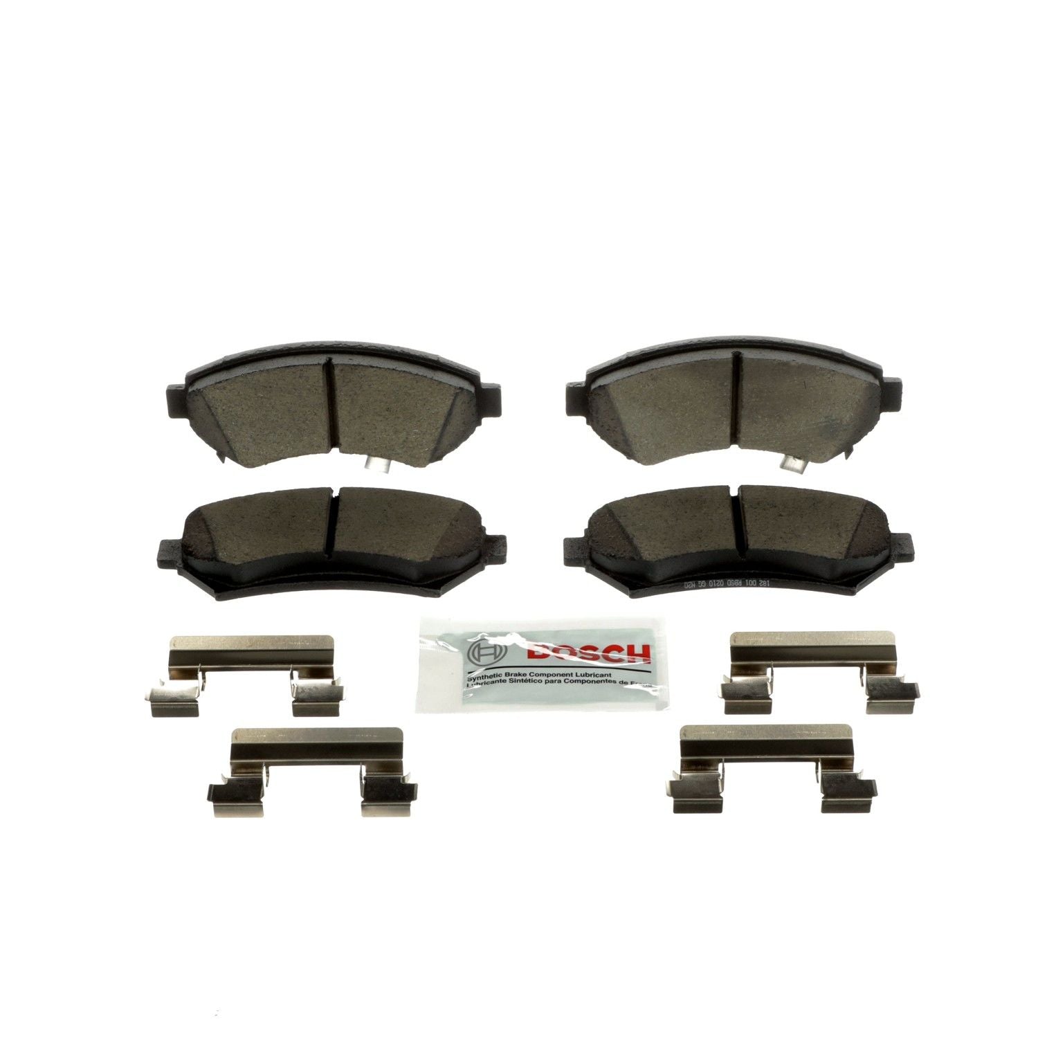 Front View of Front Disc Brake Pad Set BOSCH BSD699