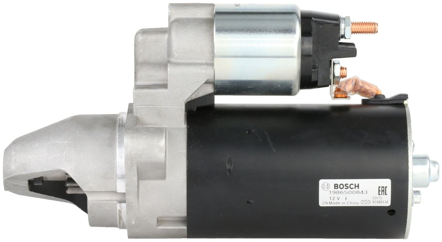 Left View of Starter Motor BOSCH SR0447N