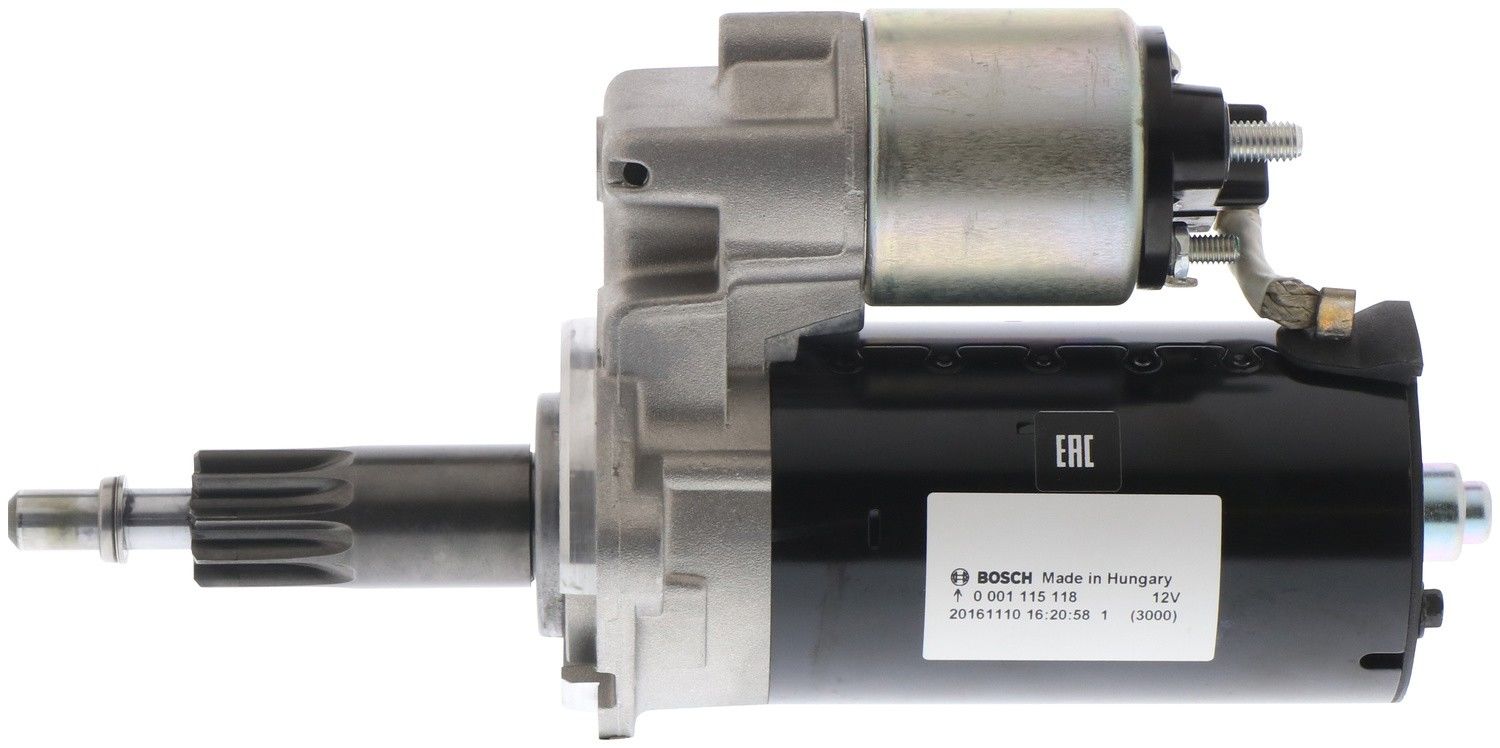 Left View of Starter Motor BOSCH SR0451N