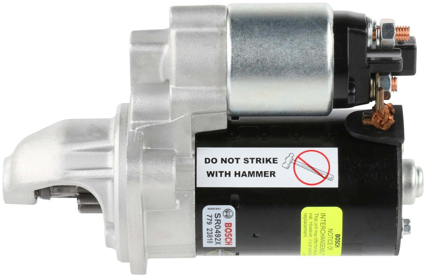 Left View of Starter Motor BOSCH SR0492N