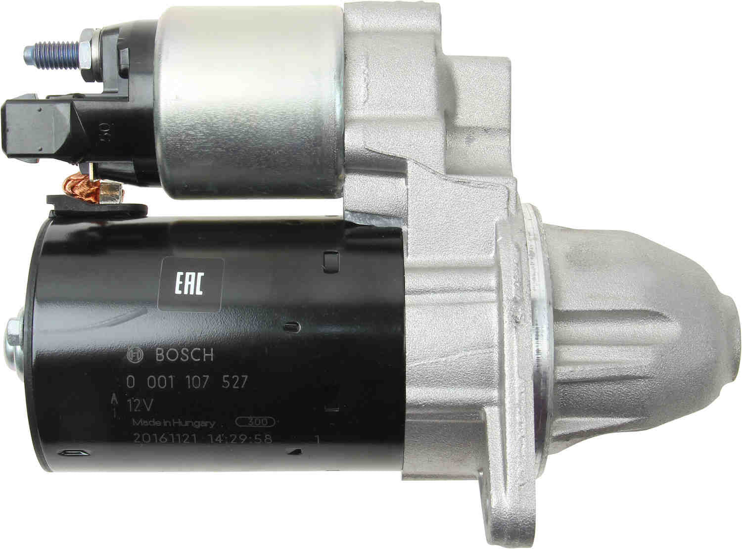 Side View of Starter Motor BOSCH SR0492N