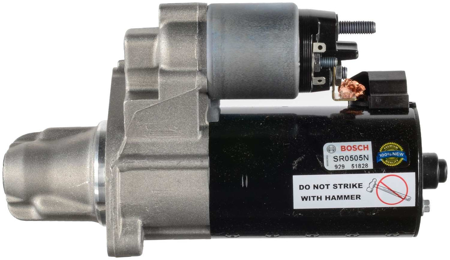 Left View of Starter Motor BOSCH SR0505N