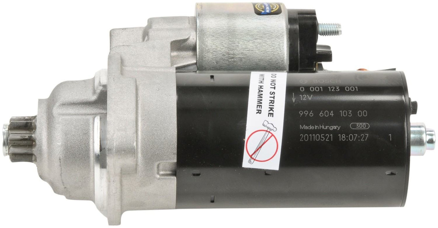 Front View of Starter Motor BOSCH SR0808N