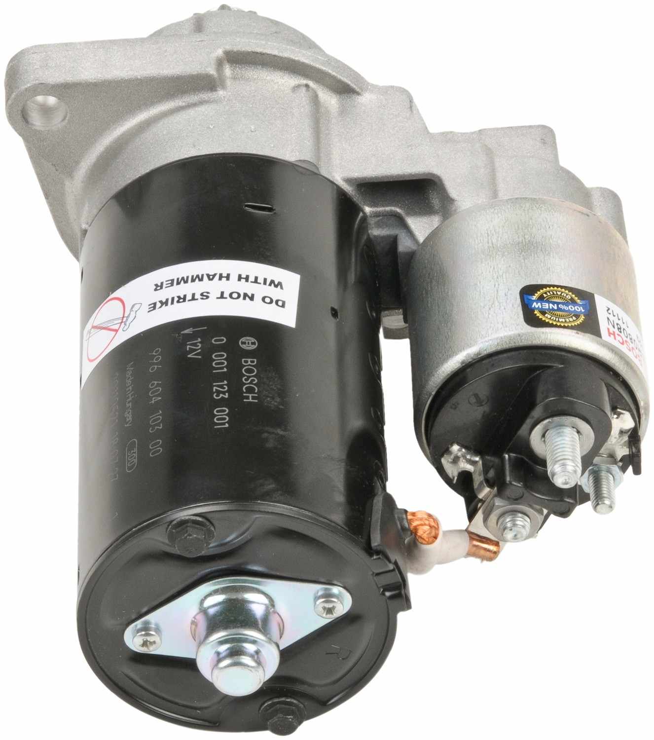 Left View of Starter Motor BOSCH SR0808N