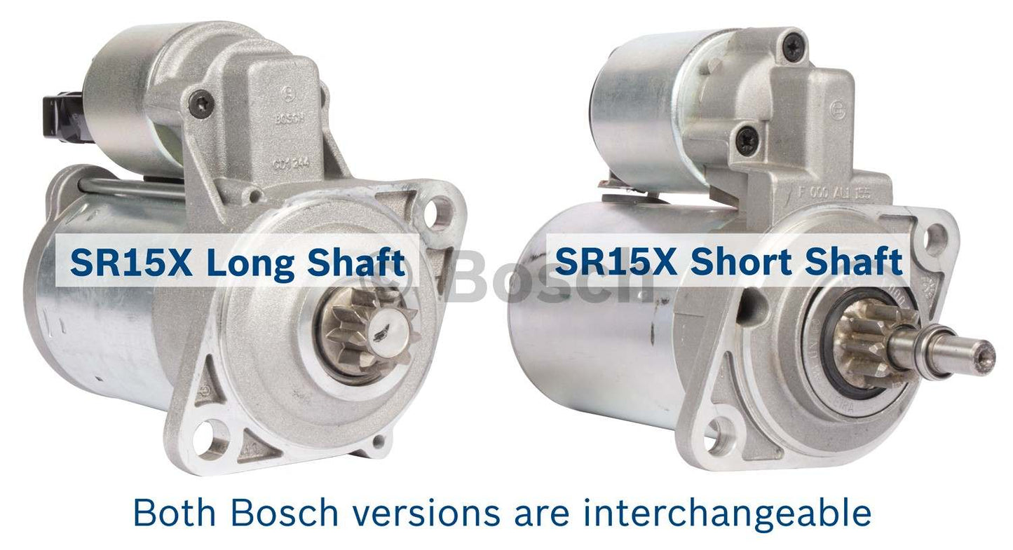 Angle View of Starter Motor BOSCH SR15N