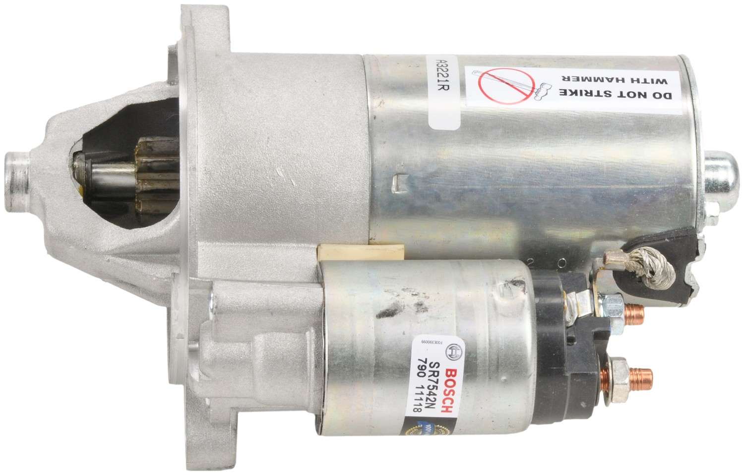 Front View of Starter Motor BOSCH SR7542N