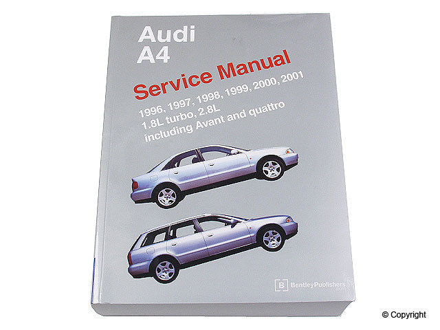 Front View of Repair Manual BENTLEY A401