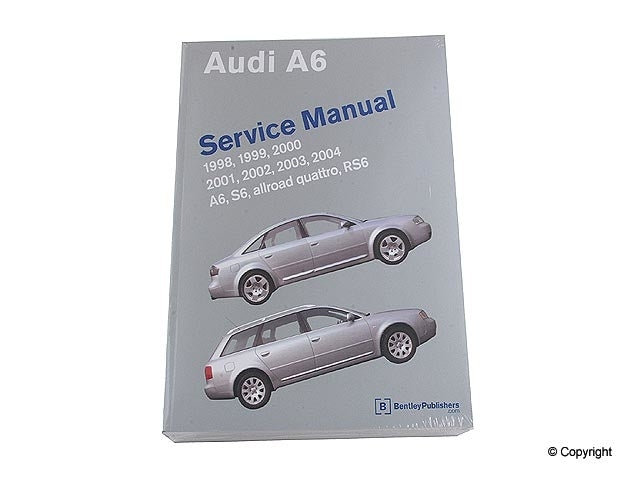 Front View of Repair Manual BENTLEY A604