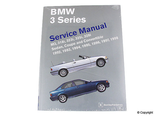 Front View of Repair Manual BENTLEY B398