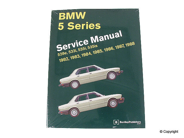 Front View of Repair Manual BENTLEY B588