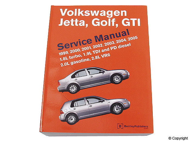 Front View of Repair Manual BENTLEY VG05